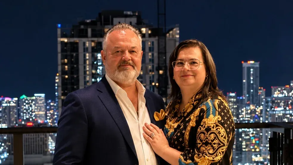 Arkadius Bizak and family — Embassy of the Kingdom, Miami